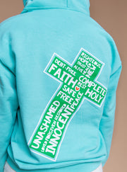 In Christ Hoodie - MINT - Stained Glass Apparel